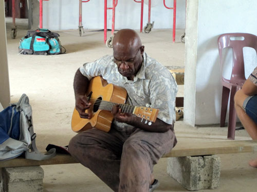 Vanuatu guitar strum